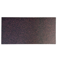 12m² Red Fleck Midweight Rubber Tile Gym Flooring Pack - 30mm