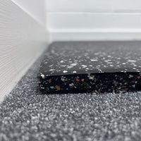 14m² Grey Fleck Rubber Tile Gym Flooring Pack - 20mm