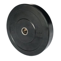 Black Rubber Bumper Weight Plates