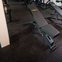 30m² Red Fleck Gym Floor Pack - Heavyweight Rubber Tile - 43mm Thick
