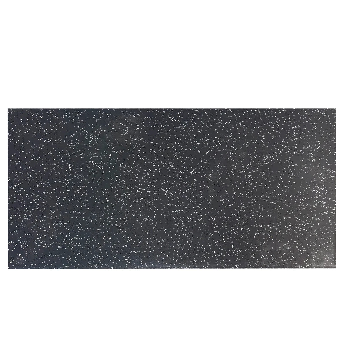 5m² Black and Grey Fleck Solid Rubber Tile Gym Flooring Pack