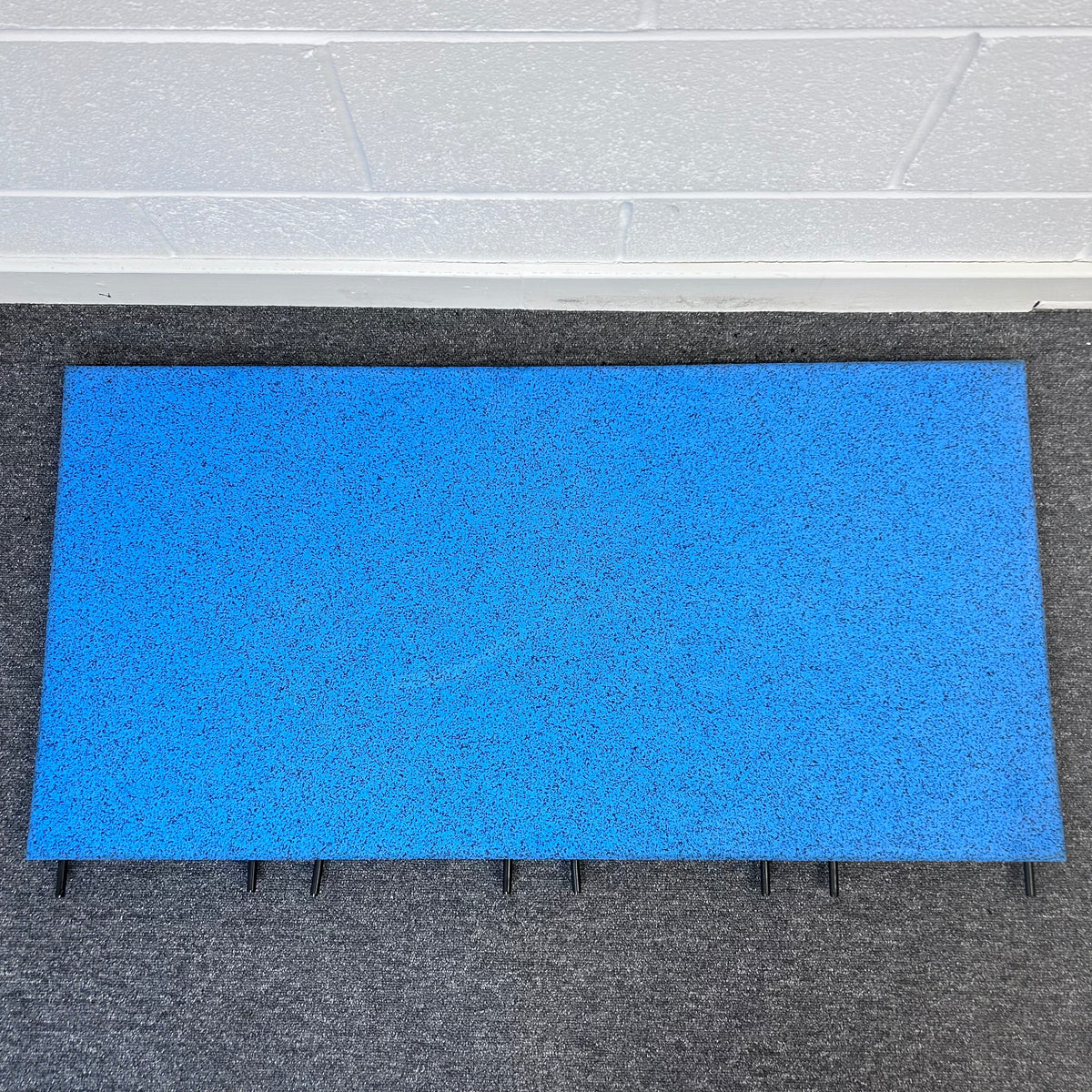 6.5m² Pure Blue Gym Floor Pack - Midweight Rubber Tile - 30mm Thick