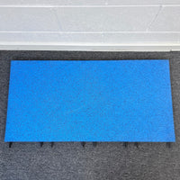 6.5m² Pure Blue Gym Floor Pack - Midweight Rubber Tile - 30mm Thick