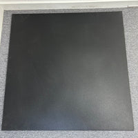 7m² Black Solid Gym Floor Pack - Rubber Tile - 20mm Thick