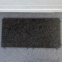 9.5m² Orange Fleck Gym Floor Pack - Rubber Tile - 43 mm Thick