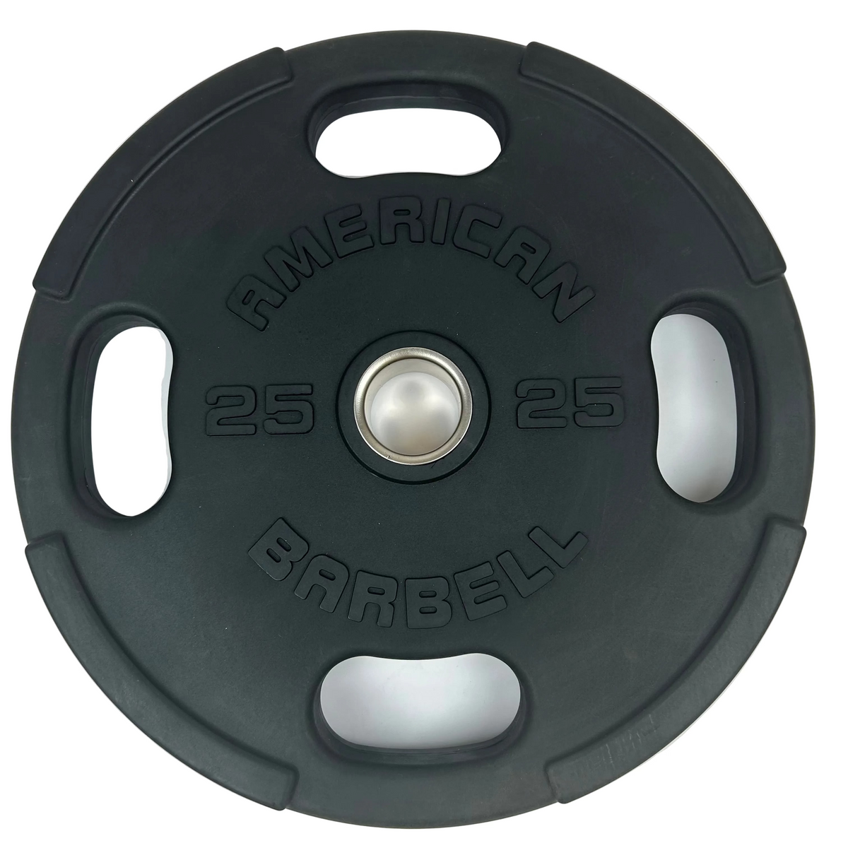 25kg American Barbell Olympic Plate - Rubber with Grip (Pair)