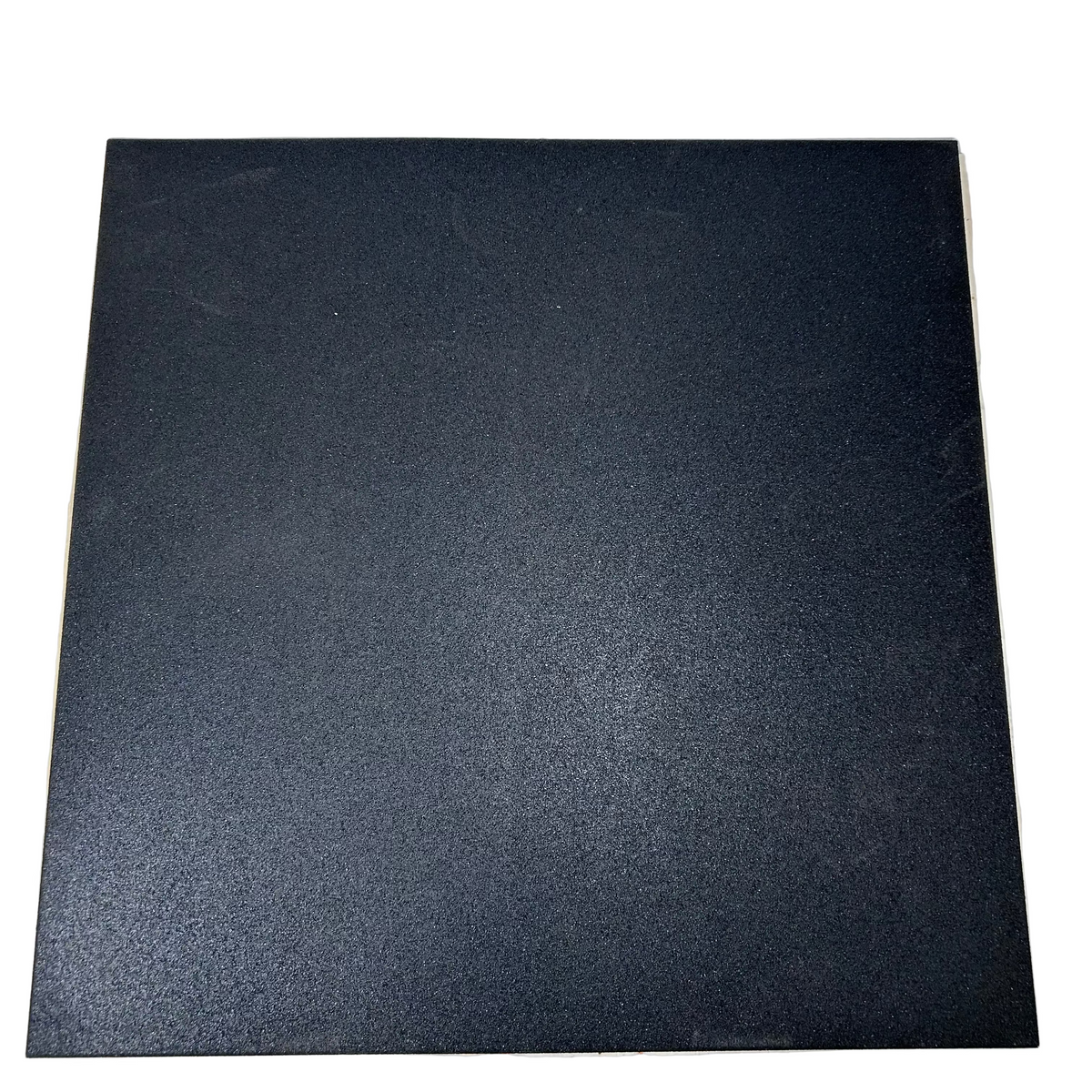 3m² Black Gym Floor Pack - Solid Rubber Tile - 30mm thick