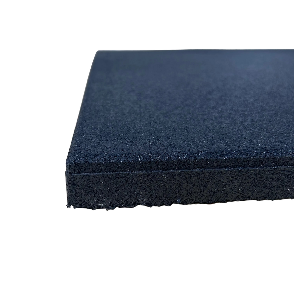 3m² Black Gym Floor Pack - Solid Rubber Tile - 30mm thick