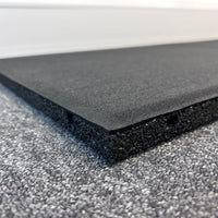 Black Midweight Tile Flooring Pack - 30mm (11m²)