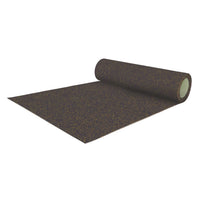 REGUPOL Everroll Black and Yellow Rubber Gym Flooring – 7m x 1.25m x 10mm