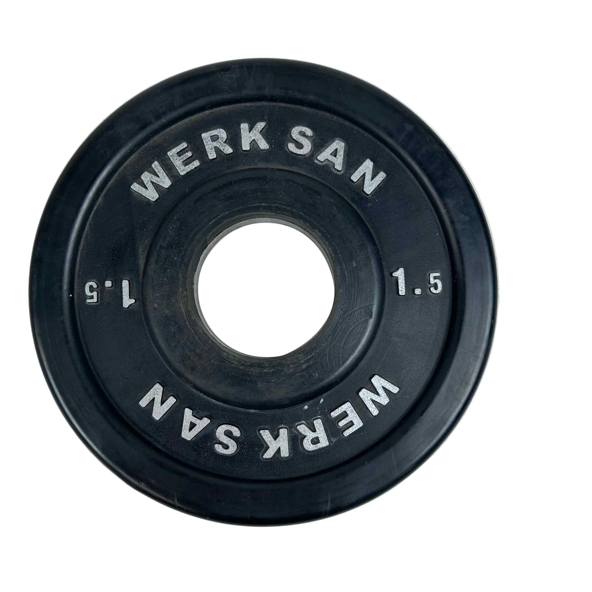 1.5kg Werksan Black Training Plates (Ex-Demo)