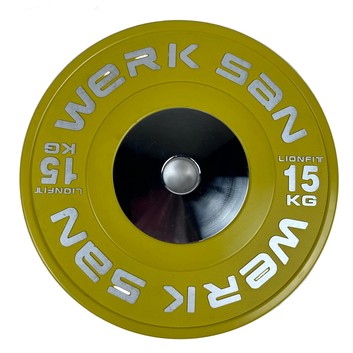 Werksan 15kg Coloured Lionfit Training Disc Pair