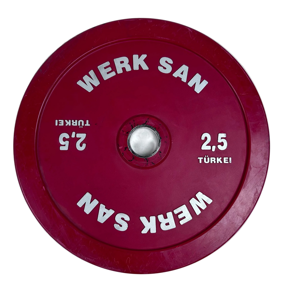 Werksan Used 2.5kg Werksan Fibre Technique Plate - Red